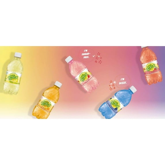 Nature’s Twist Sugar Free Lemonade 16.9oz 24 Bottles