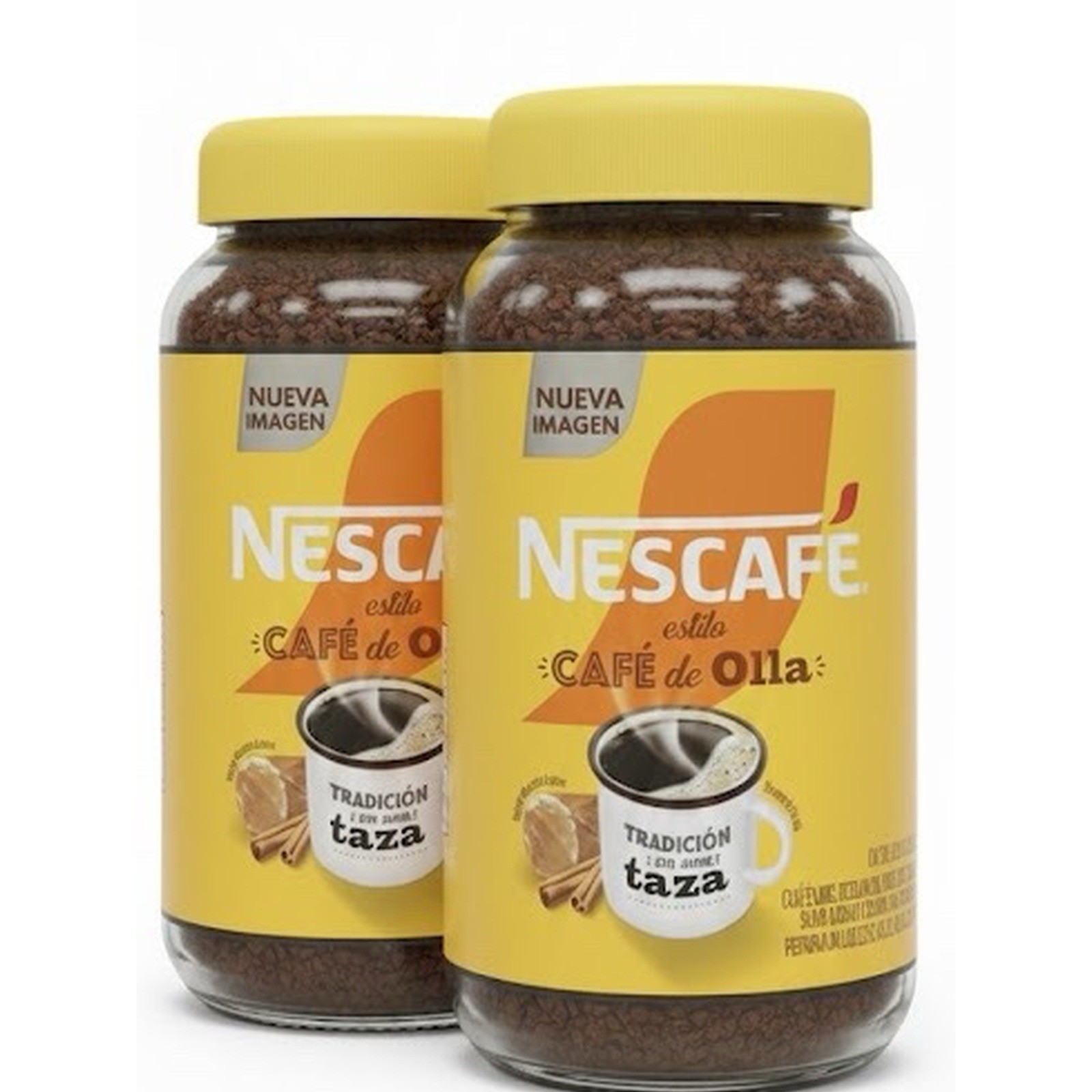 Nescafe Café de Olla 300 Gr 2-pack – Mexican Instant Coffee with Cinnamon