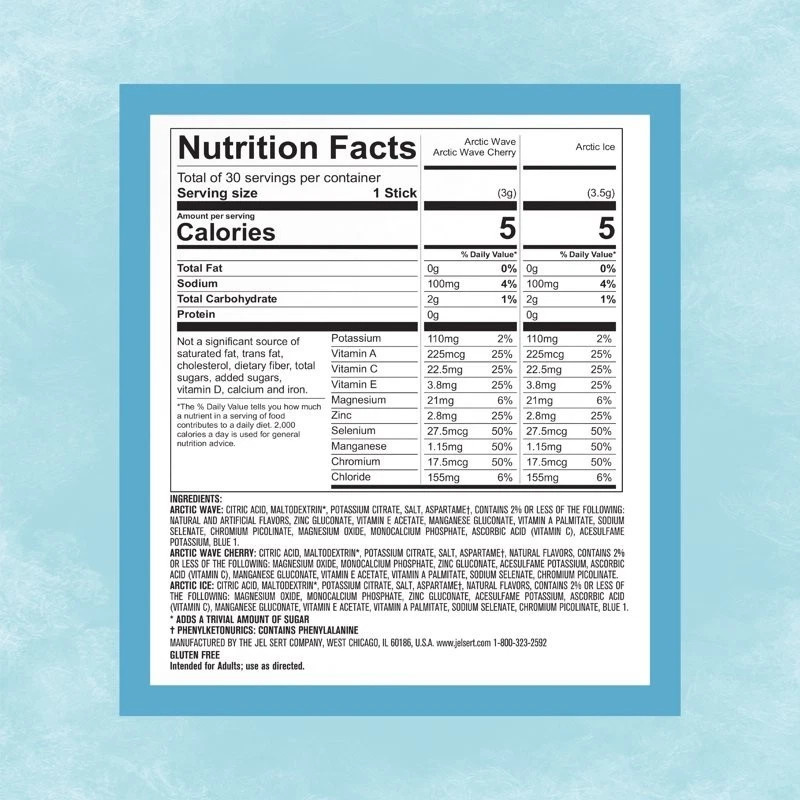 Pure Kick Arctic Variety pack Singles to Go Powdered Drink Mix, Arctic Wave, Arc