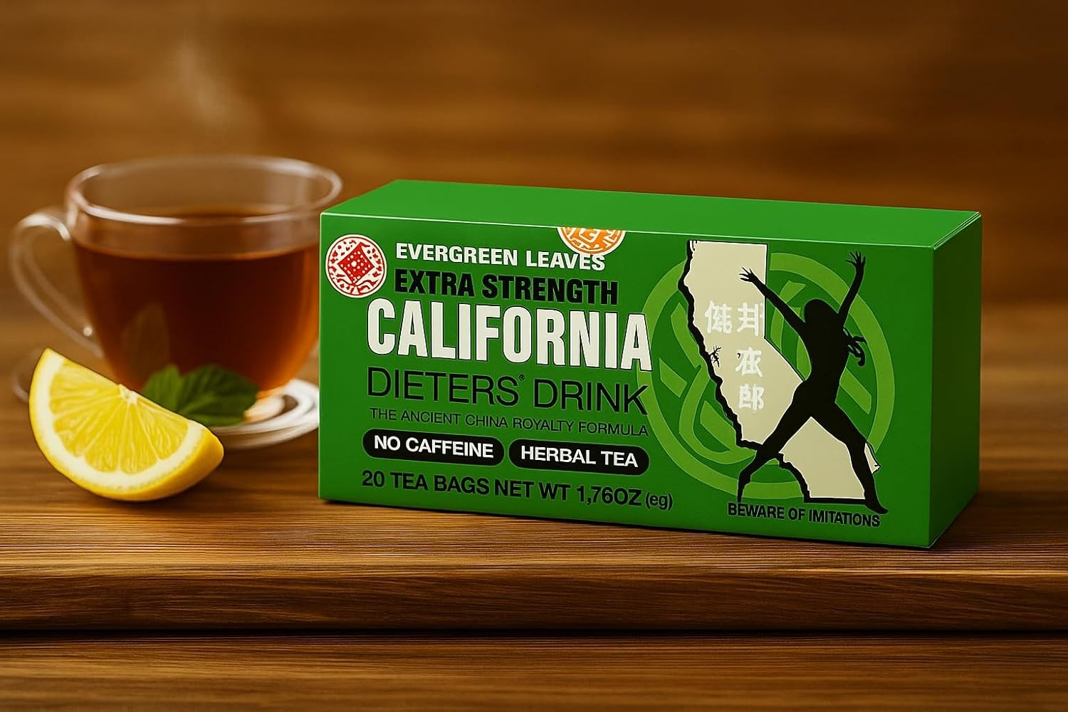 Extra Strength Diet Tea 3 Pack 1.76 Ounces California Dieter Tea Weight Loss