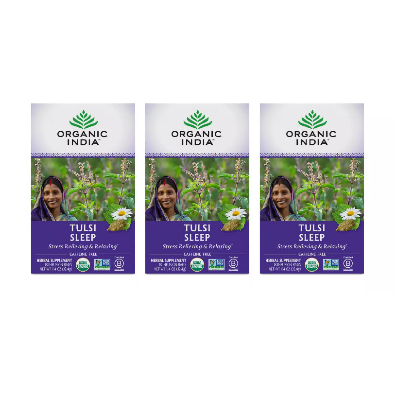 Organic India Organic Tulsi Sleep Tea 18 count (pack of 3)
