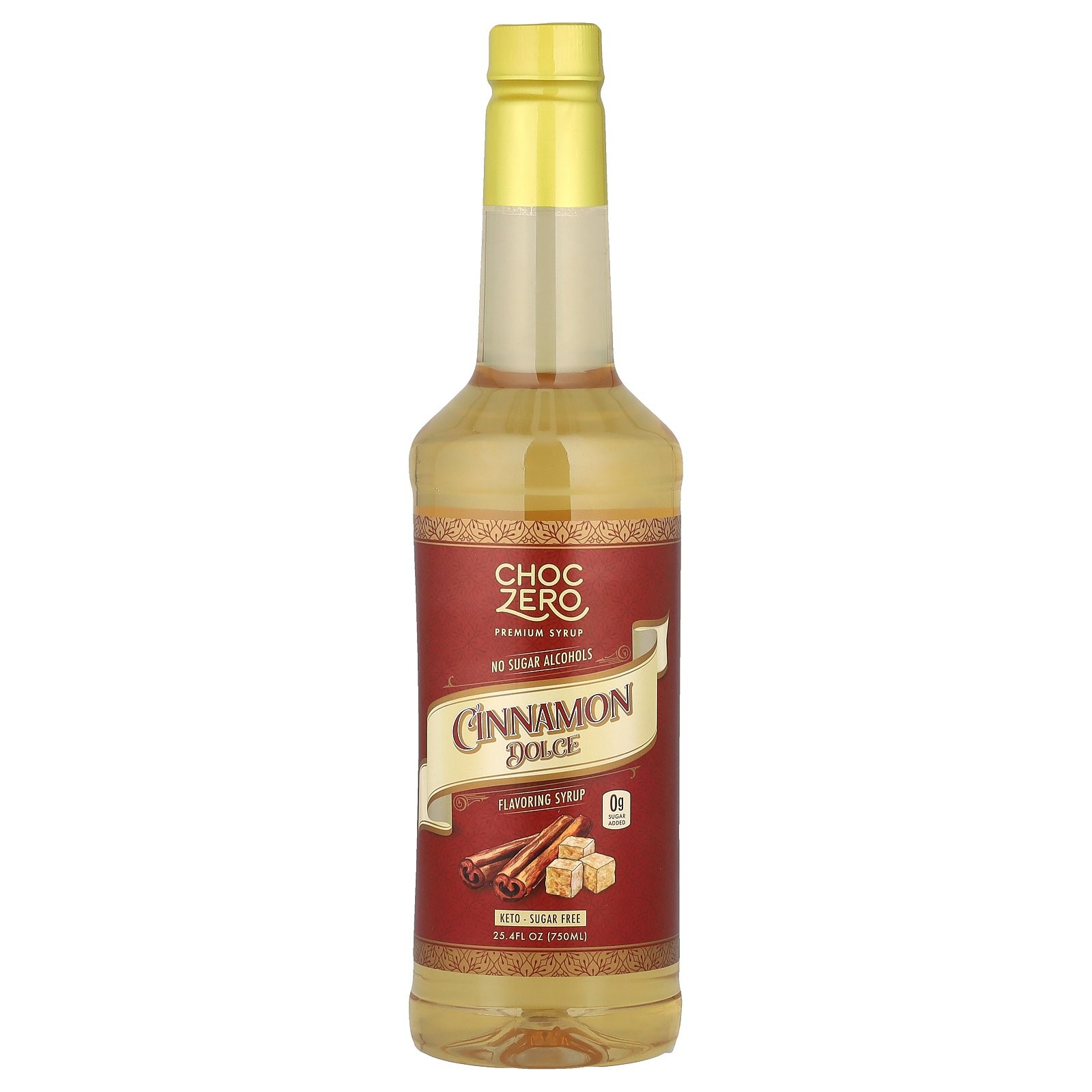 Premium Syrup, Cinnamon Dolce, Sugar Free, 25.4 fl oz (750 ml)