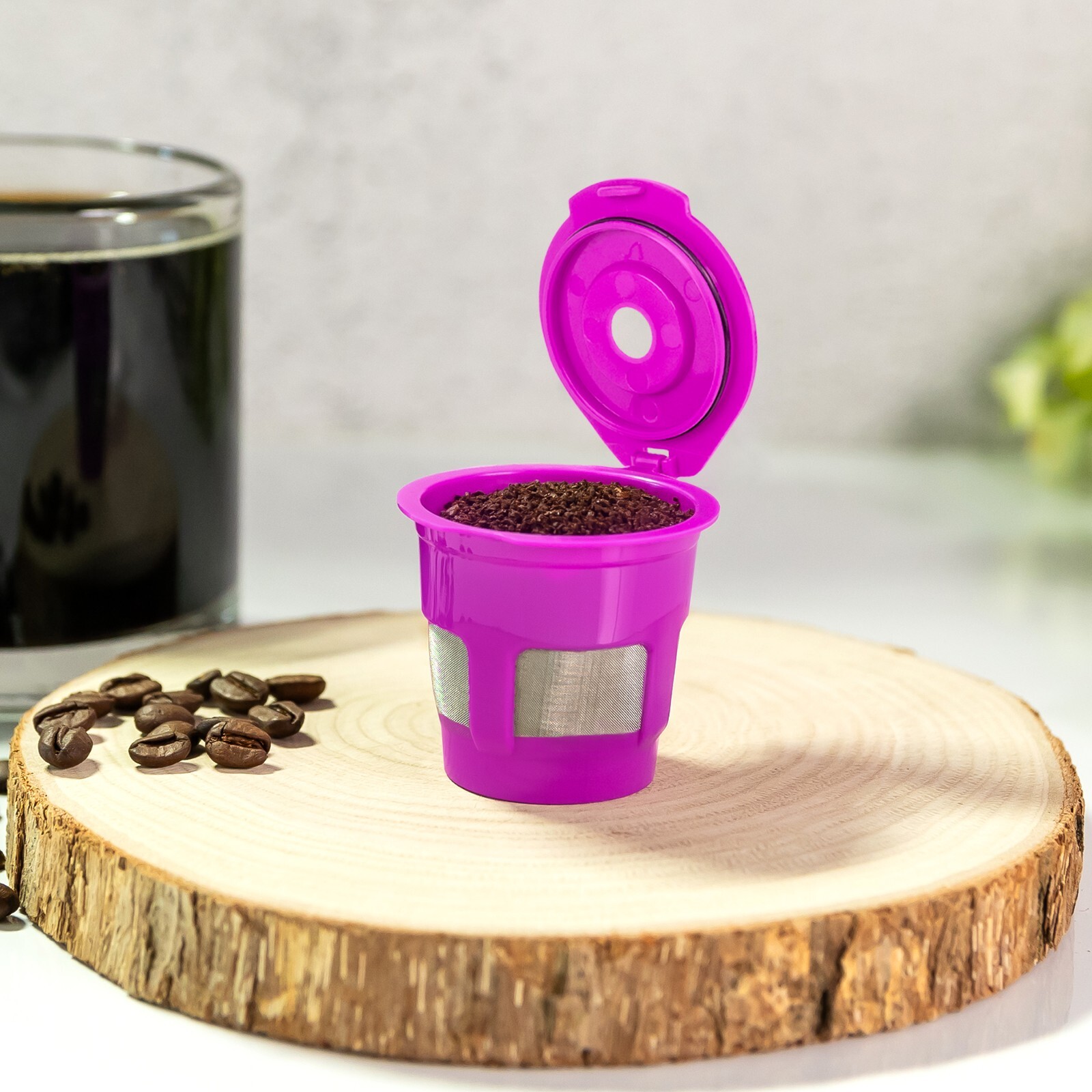 Cafe-Fill Value Pack by Perfect Pod 2 Reusable K-Cup Coffee Filter +Coffee Scoop