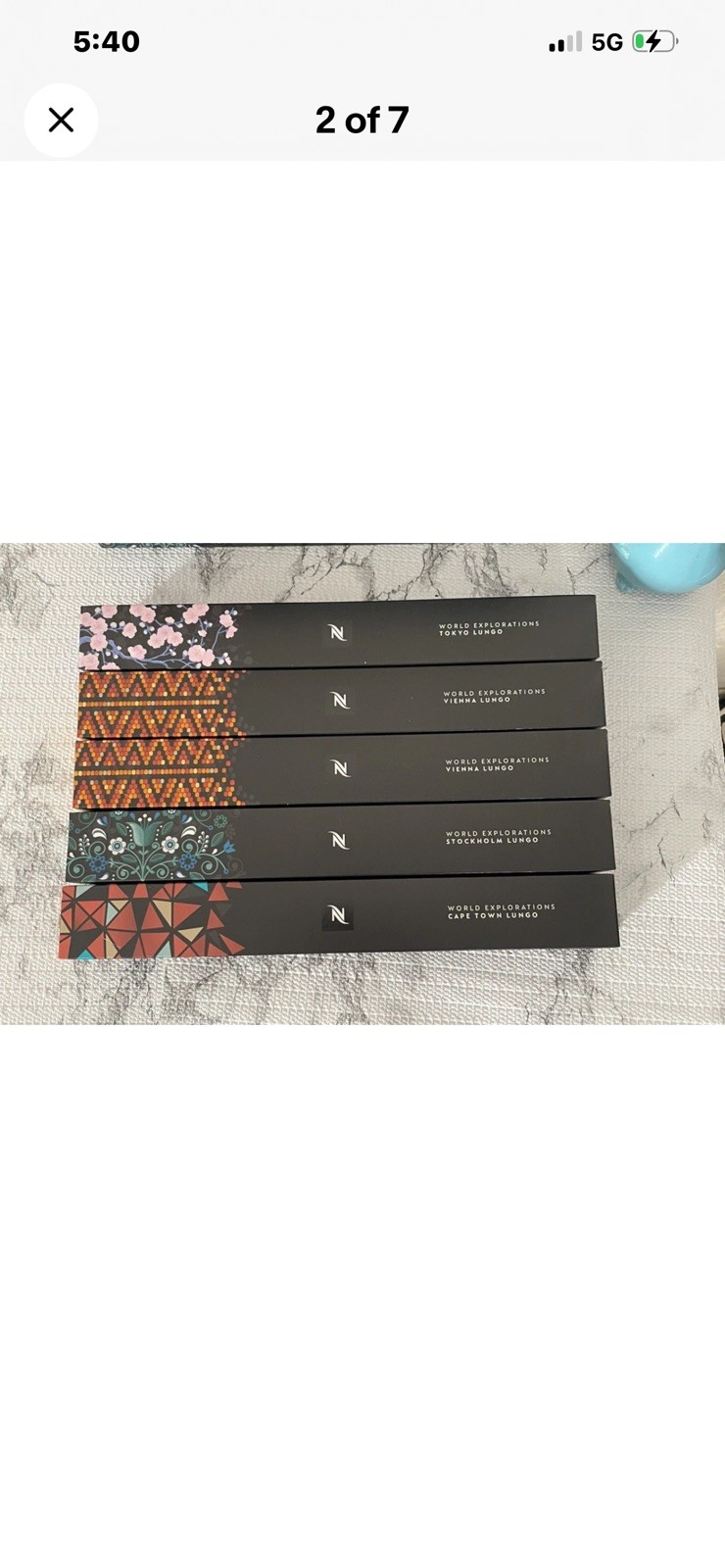 (100 Pods) Nespresso Capsules Original Line Morning Lungo Blends Variety Pack