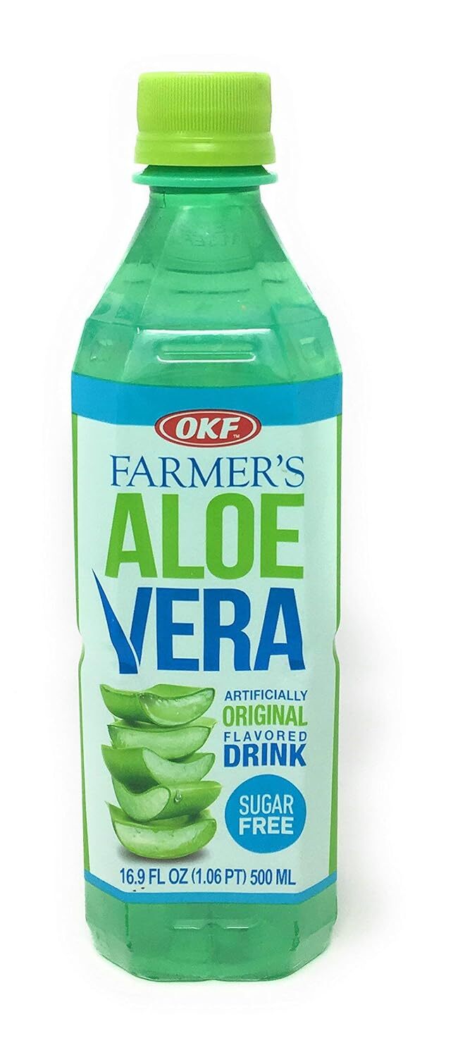 Aloe Vera Farmers Drink (Sugar Free) – 16.9 Fl Oz (Pack of 10) Bottles