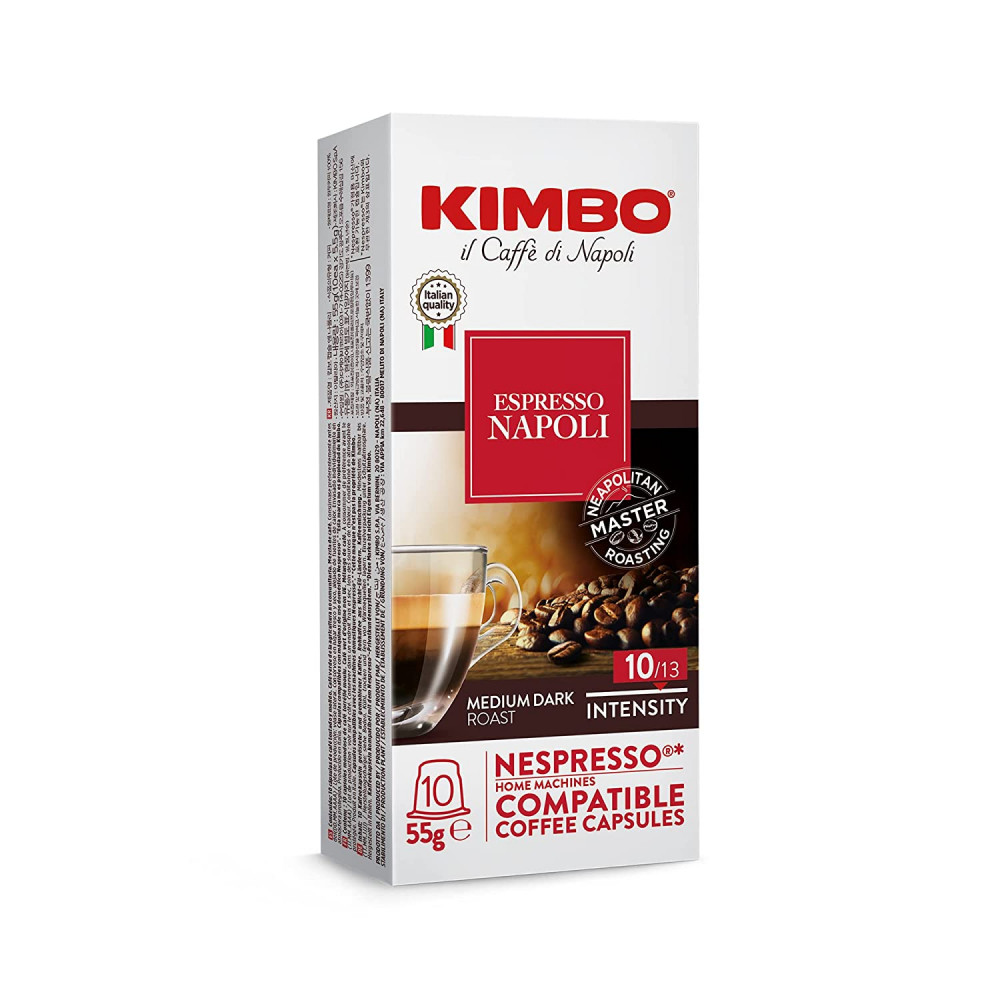 Kimbo Napoli Nespresso Compatible Capsules 40 Count or 100 Count