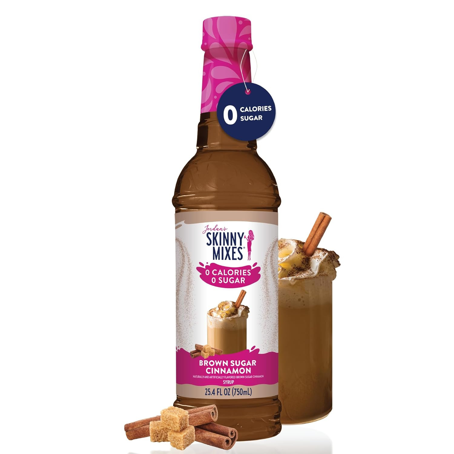 Syrups Sugar Free Coffee Syrup, Brown Sugar Cinnamon Flavor Drink Mix, Zero Calo