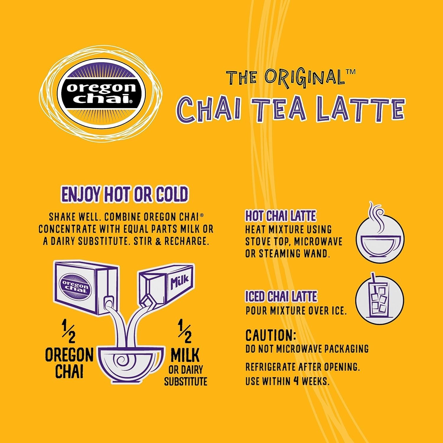 Versatile Organic Chai Latte Concentrate – 32 Fl Oz, Dairy Free & Gluten Free
