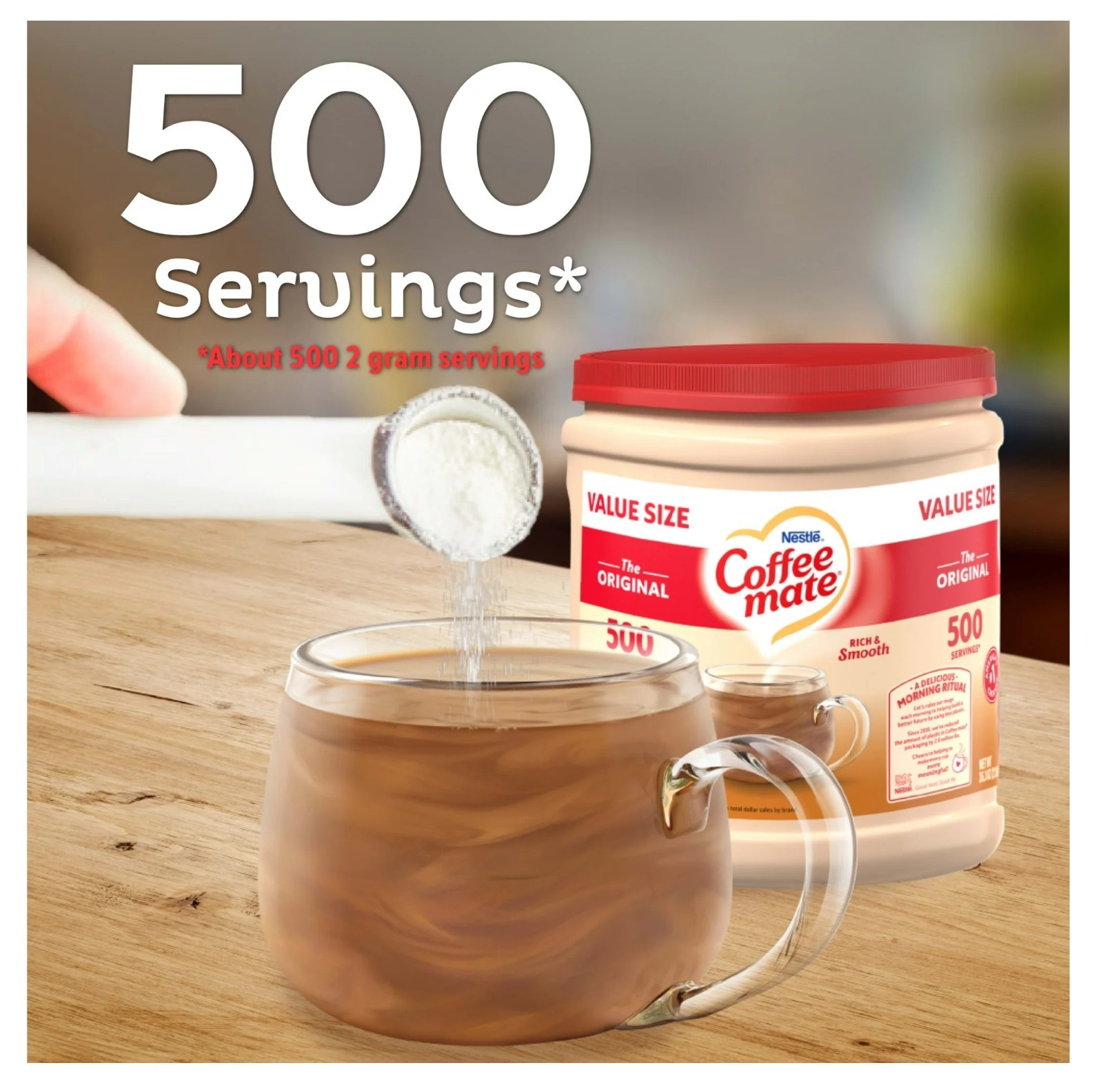 (pack 2) Nestle Coffee Mate, The Original Powdered Coffee Creamer, 35.3 oz