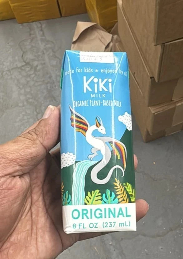 pack of 6 , Kiki Milk, Organic Plant-Based Milk, Original, 8 fl oz (237 ml)