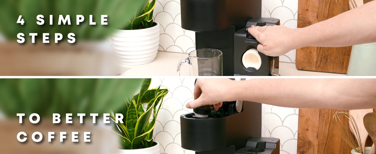 SavePod Universal Ring for Reusable Coffee Pods, 1 Pack, Black | Compatible with