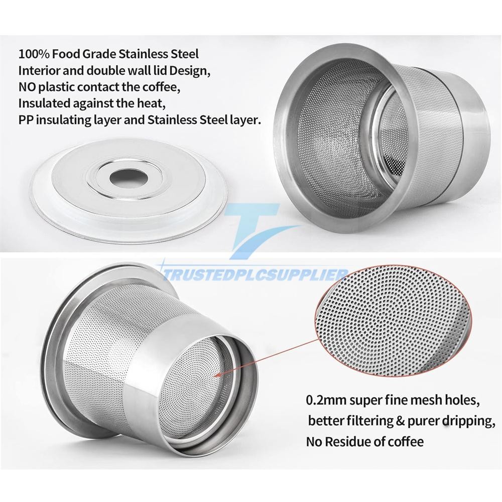 2/4 Pack K Cup Reusable Coffee Pods for Keurig: Stainless Steel Refillable K Cup