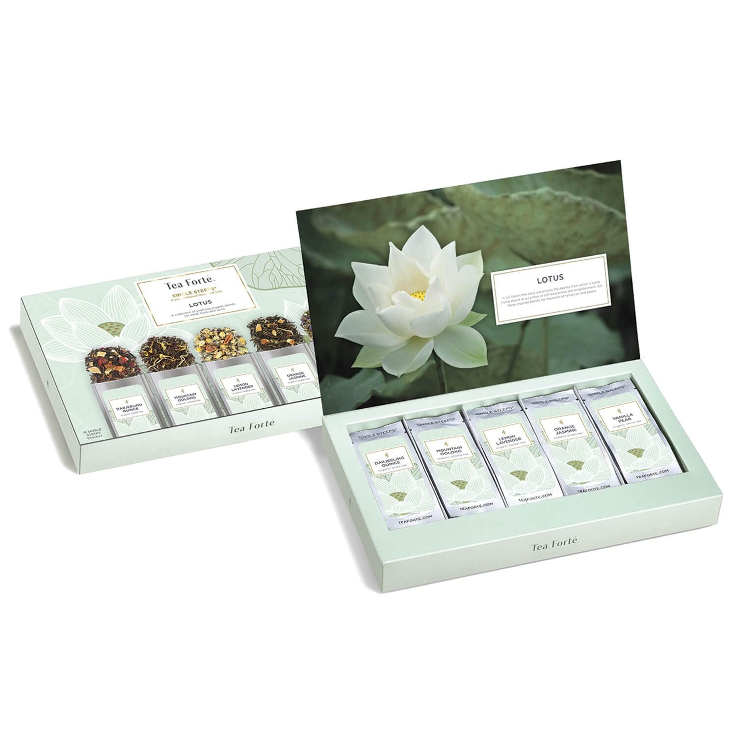 Premium Loose Leaf Tea Sampler Gift Set – 15 Single Serve Pouches Assorted