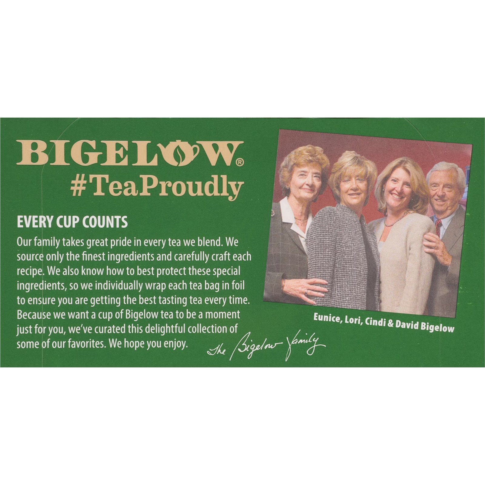 Bigelow, Assorted Herbal Caffeine Free Tea Bags, 18 Count