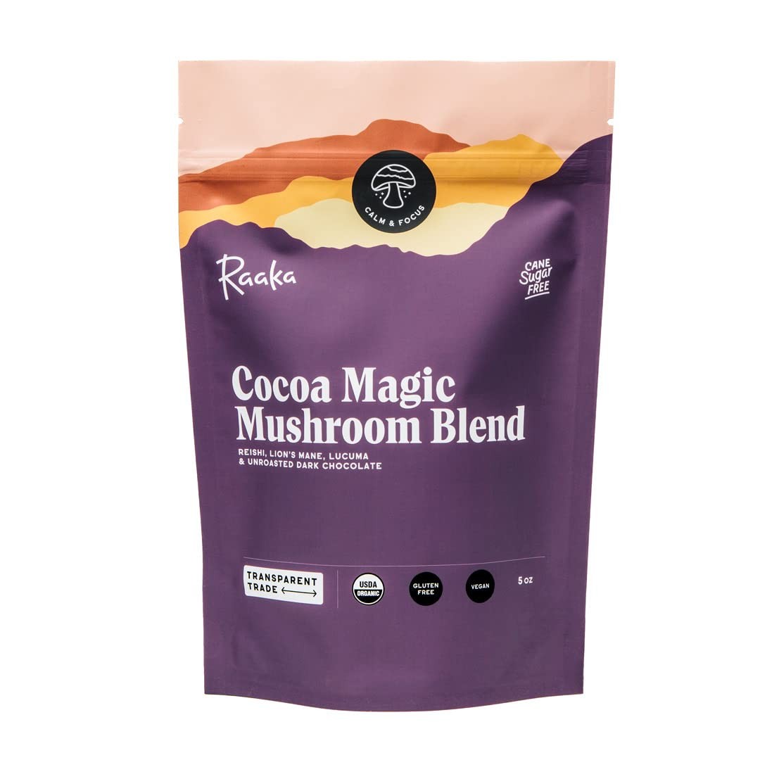 Cocoa Magic Mushroom Hot Chocolate Blend with Lion’s Mane, Reishi and Lucuma – G