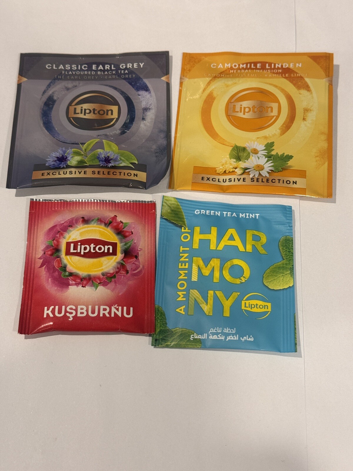 8 Lipton Premium Tea Bags Sachets Mixed Assortment. Fresh. New.