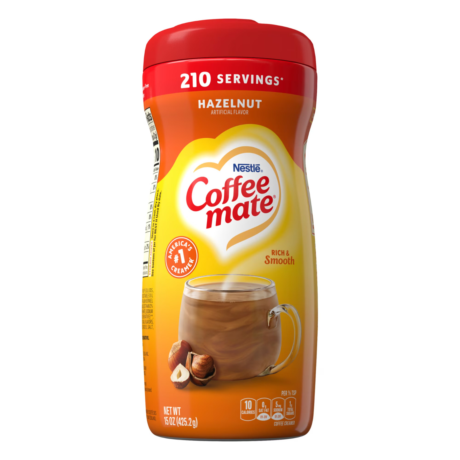 Coffee mate Hazelnut Powder Coffee Creamer, 15 oz