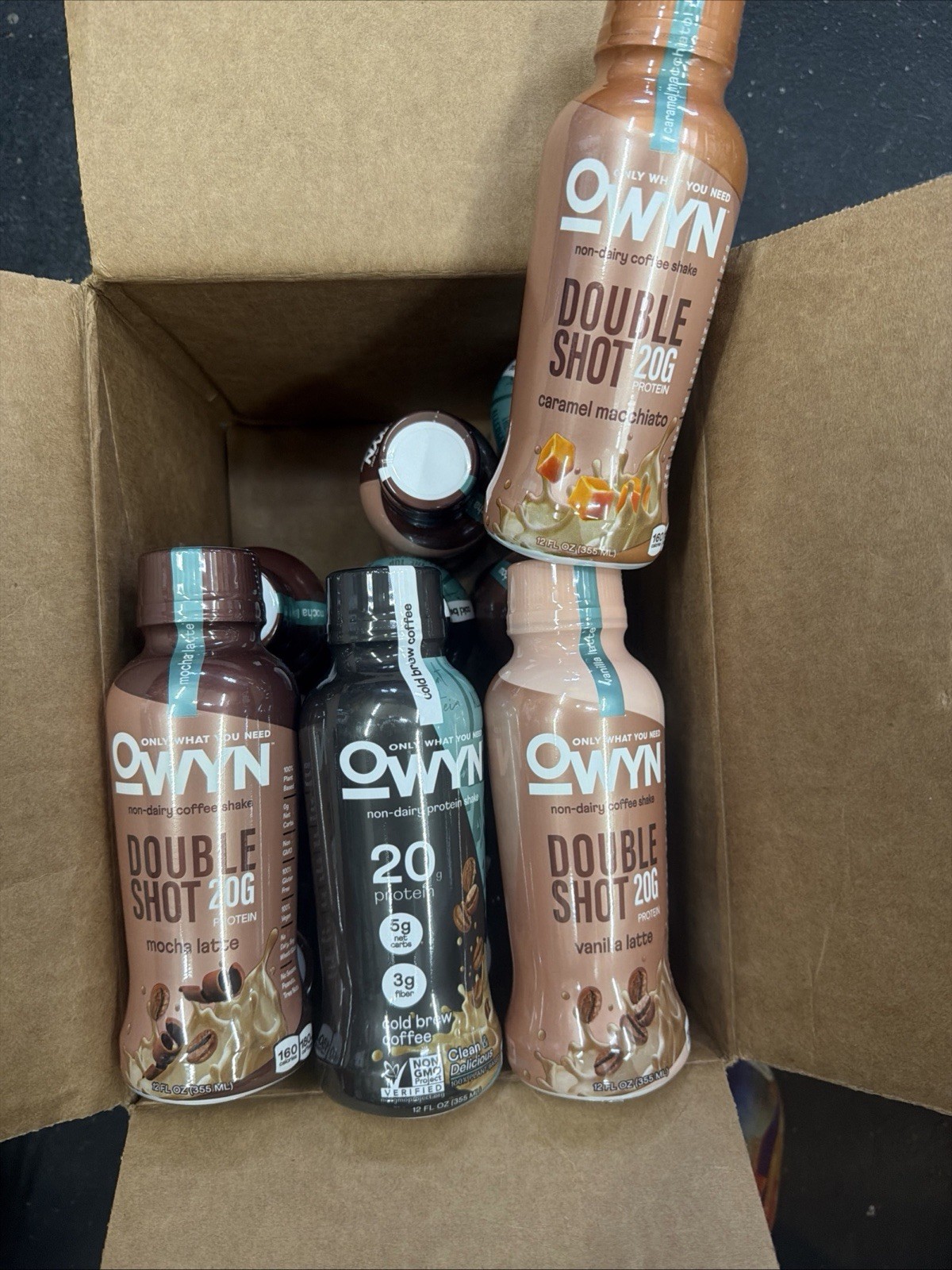 OWYN Coffee Shot Ready-to-Drink 12 fl oz (Pack of 12) Multi Pack Random Flavors