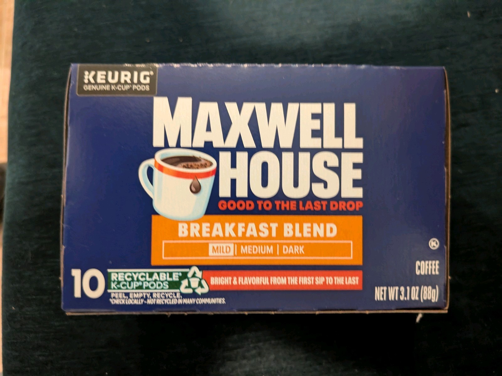 Maxwell House Breakfast Blend Mild Roast K-Cup® Coffee Pods, 360 K Cups