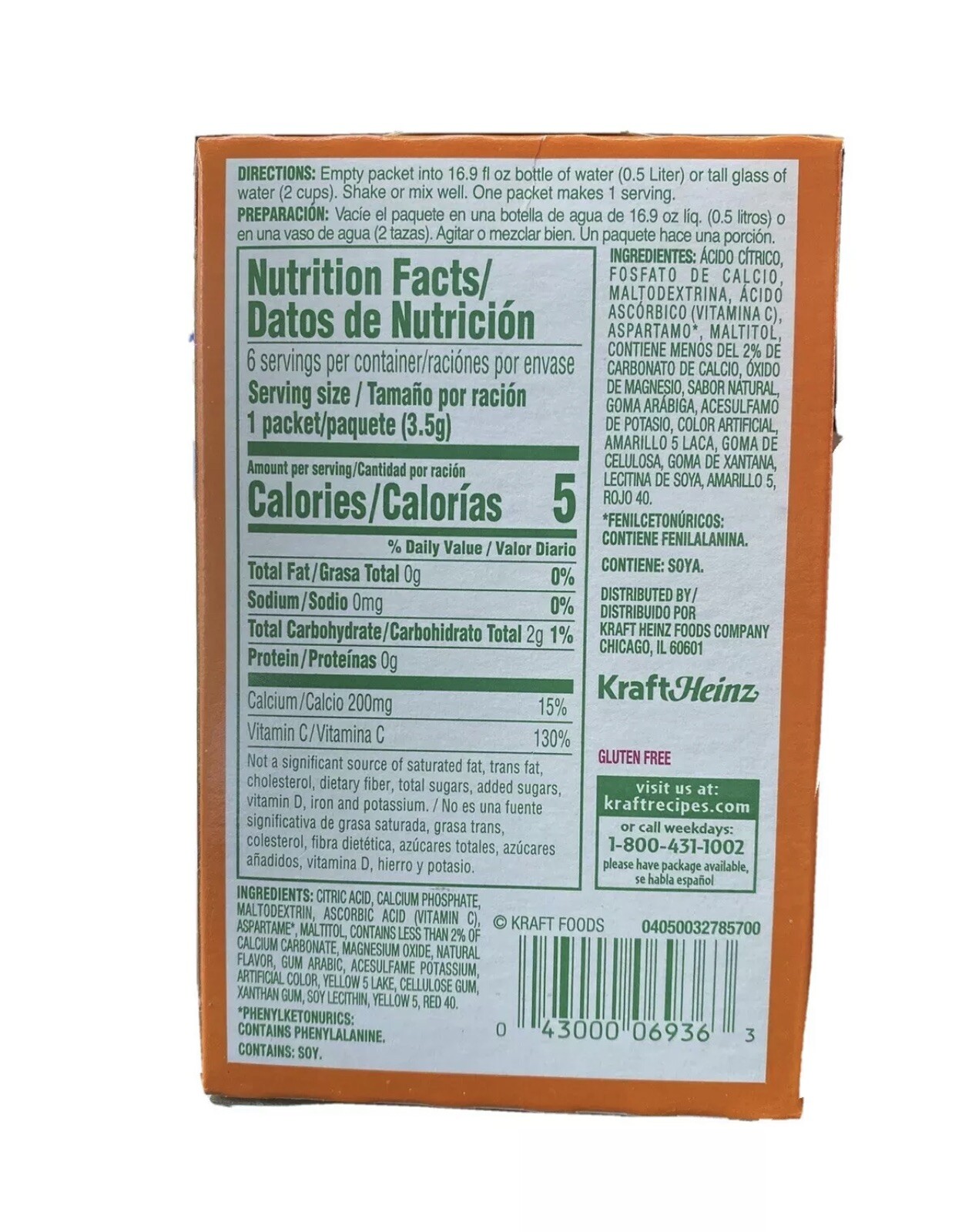 TANG Zero Sugar SINGLES TO GO Drink Mix Orange Tang 8 Boxes 48 Packets New