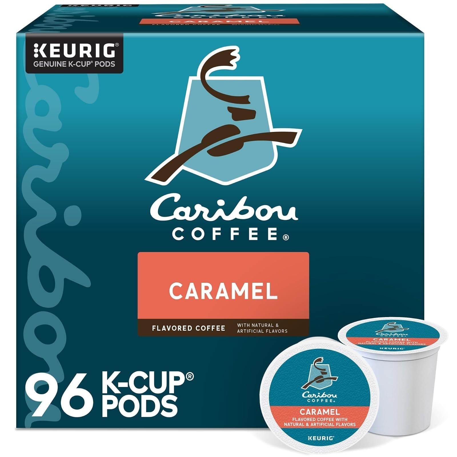 Caribou Coffee Caribou Blend Keurig K-Cup Pods Medium Roast 32 Count