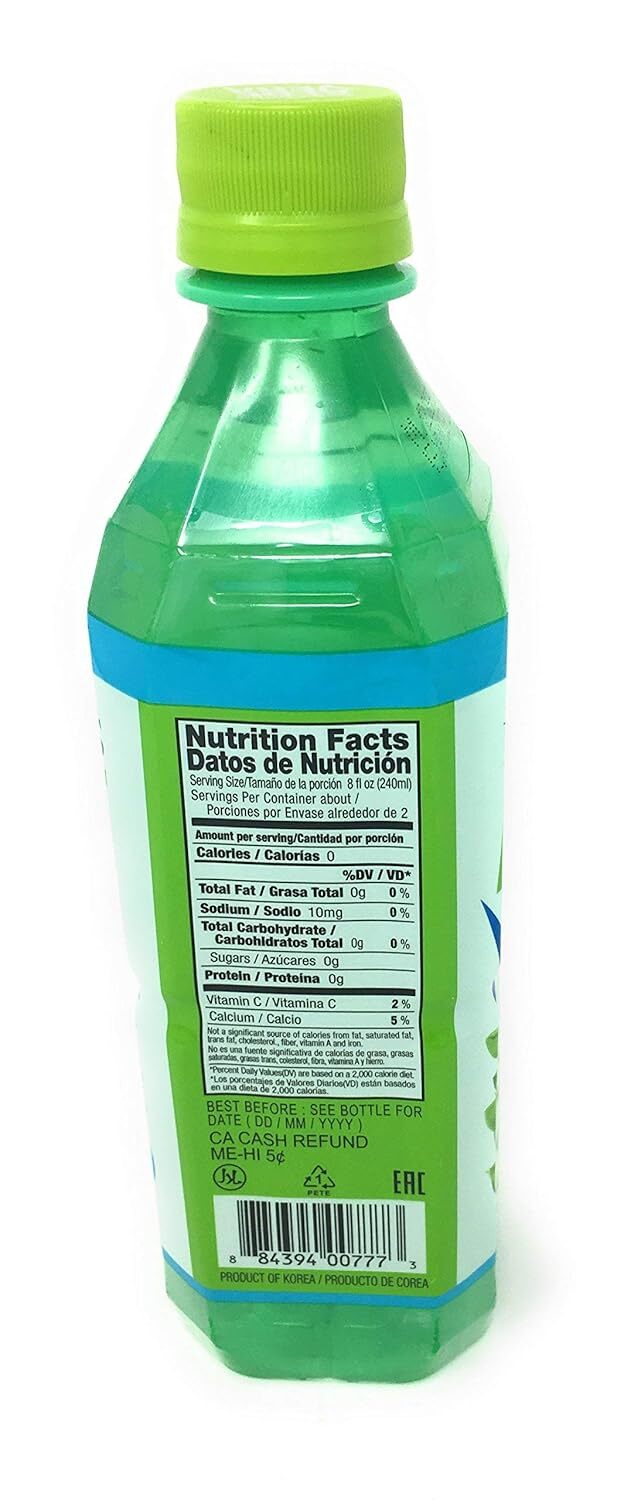 Aloe Vera Farmers Drink (Sugar Free) – 16.9 Fl Oz (Pack of 10) Bottles
