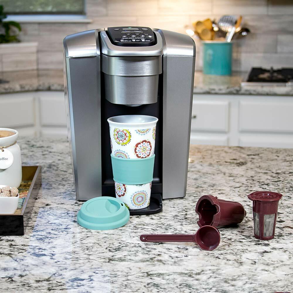 3-Item Reusable K-Cup Pod + Adapter + Coffee Scoop for Keurig 1.0 Coffee Makers