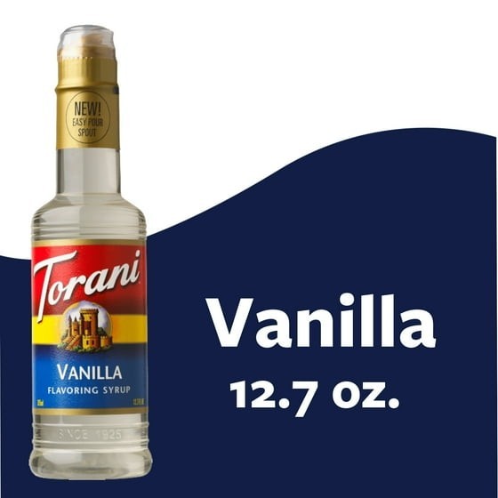 2 pack Torani Original Vanilla Syrup, 12.7 fl oz