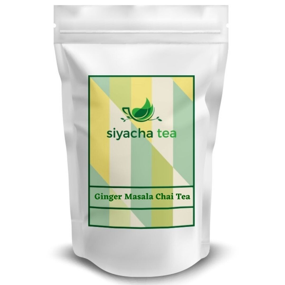 Indian Black Tea Ginger Masala Chai Fresh Spice Blend Healthy Beverage 500g