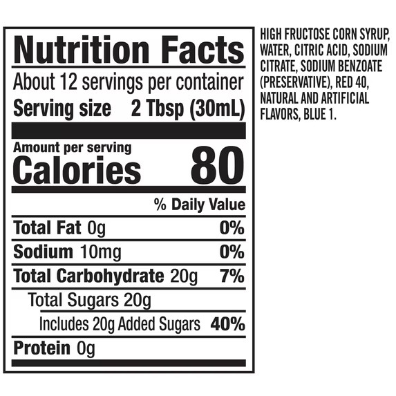 Rose’s Cane Sugar Grenadine Mixer, 12 fl oz, Bottle