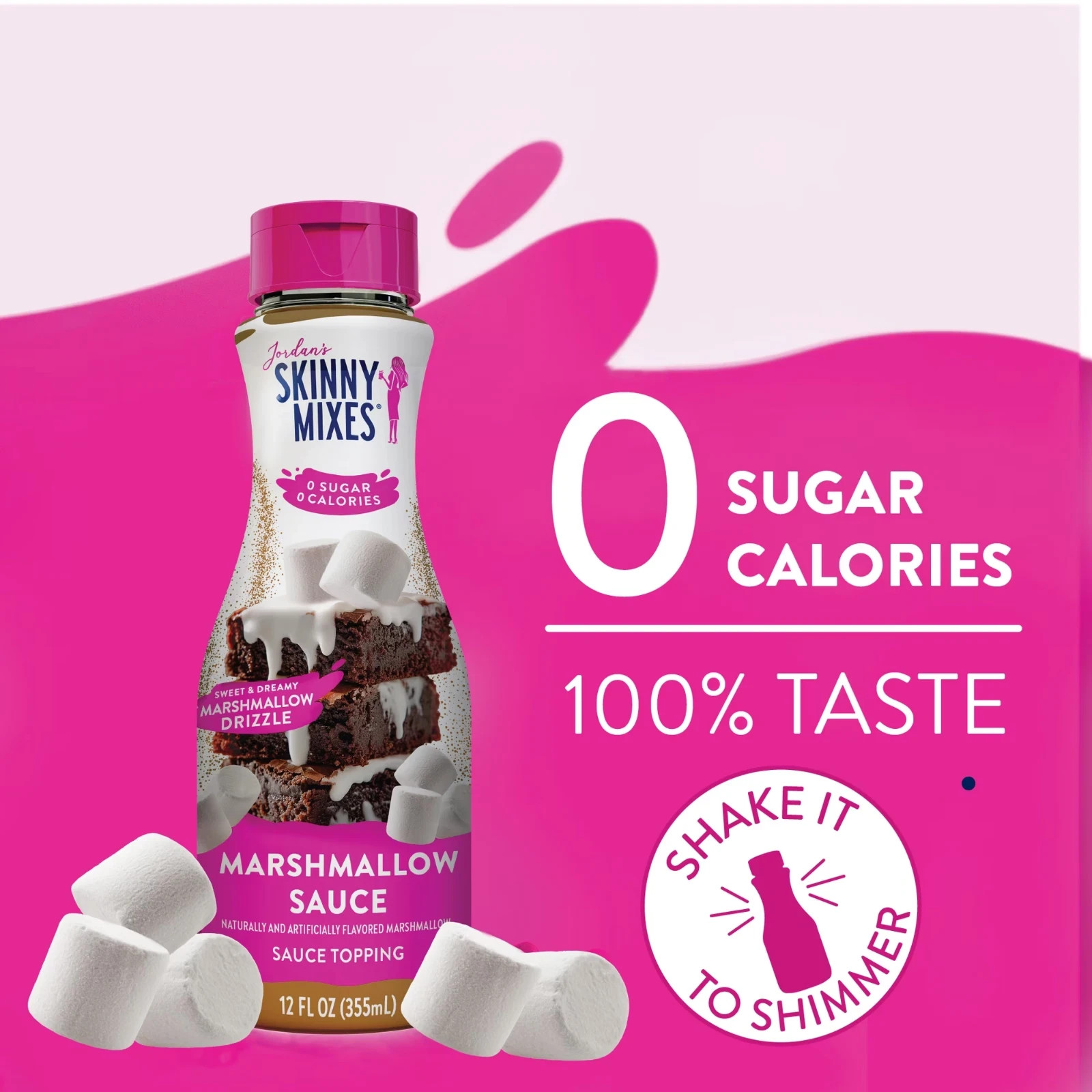 Jordan’s Skinny Mixes Sugar Free Marshmallow Sauce (12 fl oz)