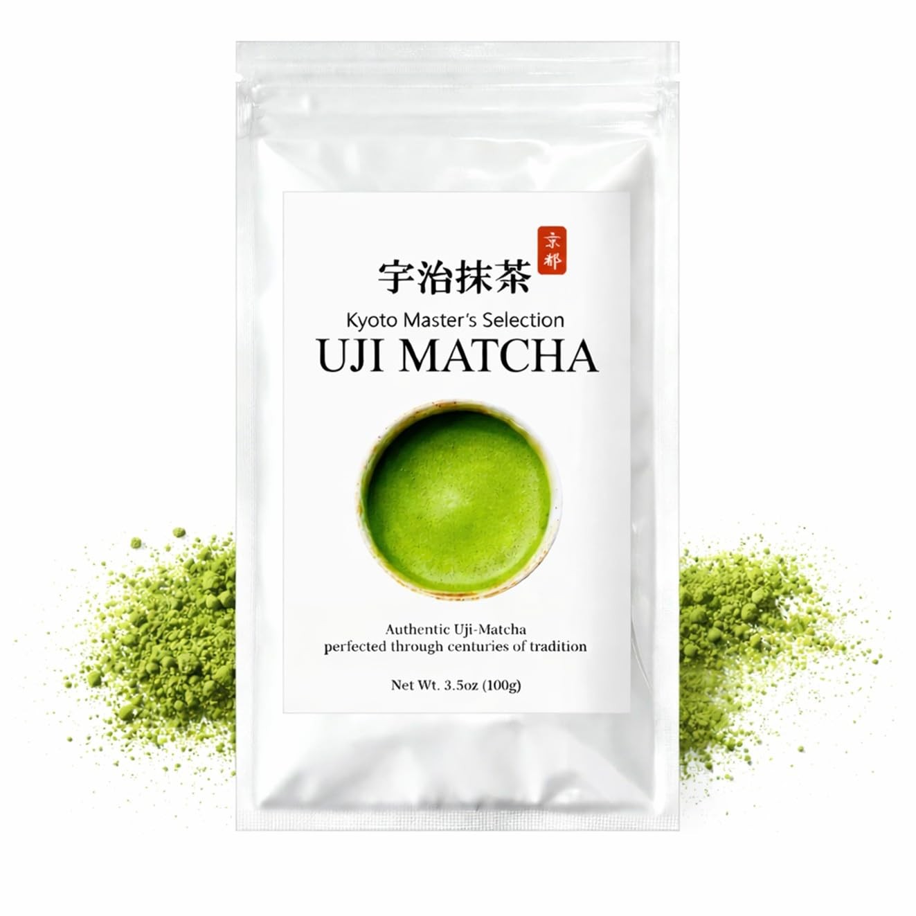 JEAU CHAU Uji Matcha Powder from Kyoto Japan Ceremonial Grade 3.5oz 100g Pr…
