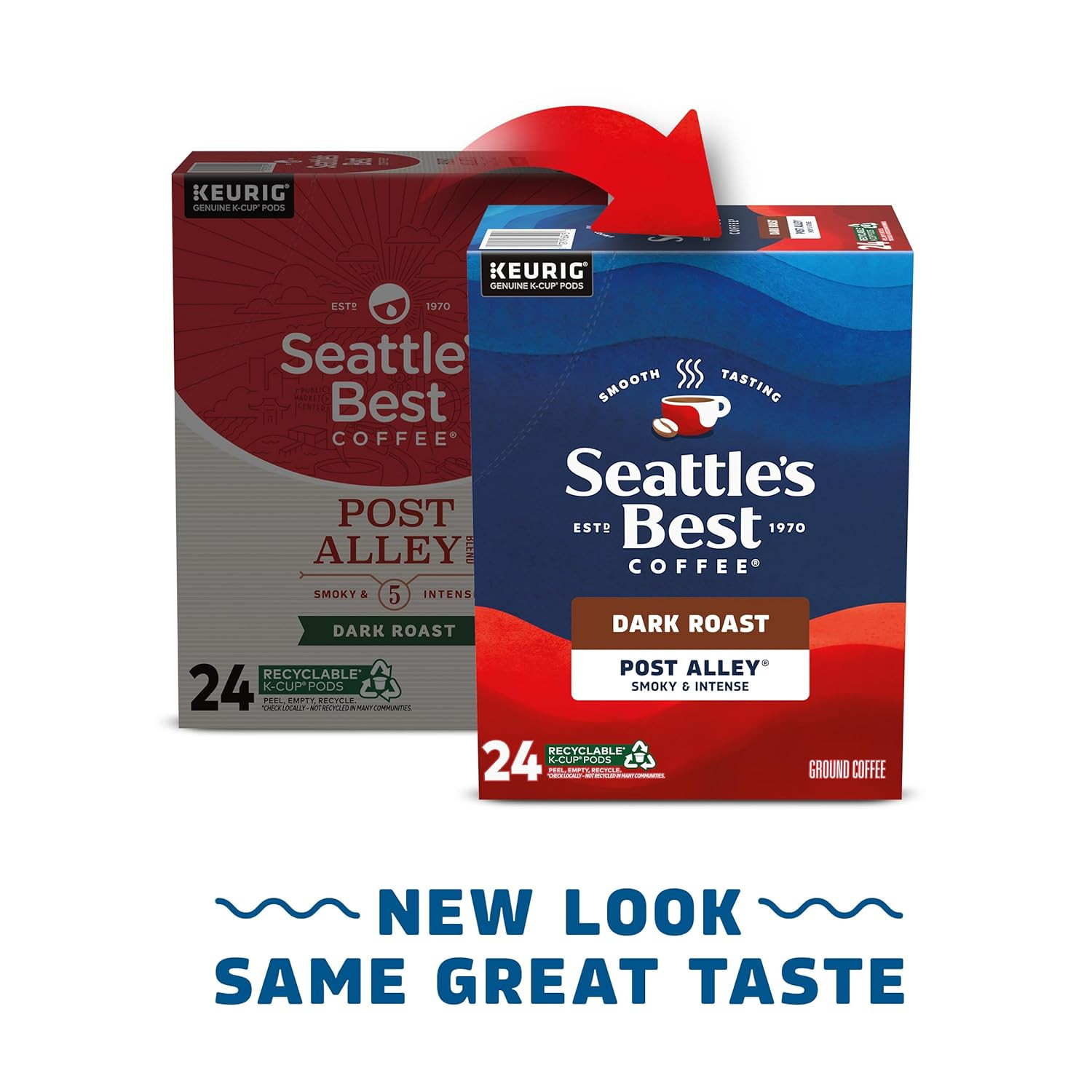 Seattle’S Best Coffee, Dark Roast K-Cup Coffee Pods, Post Alley, 100% Arabica, 4