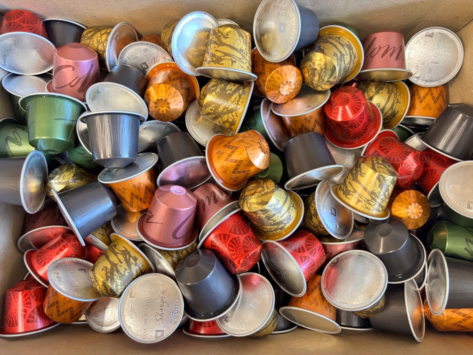 Nespresso Original Line Variety Pack Coffee/Espresso Capsules, 400ct, BULK/LOOSE