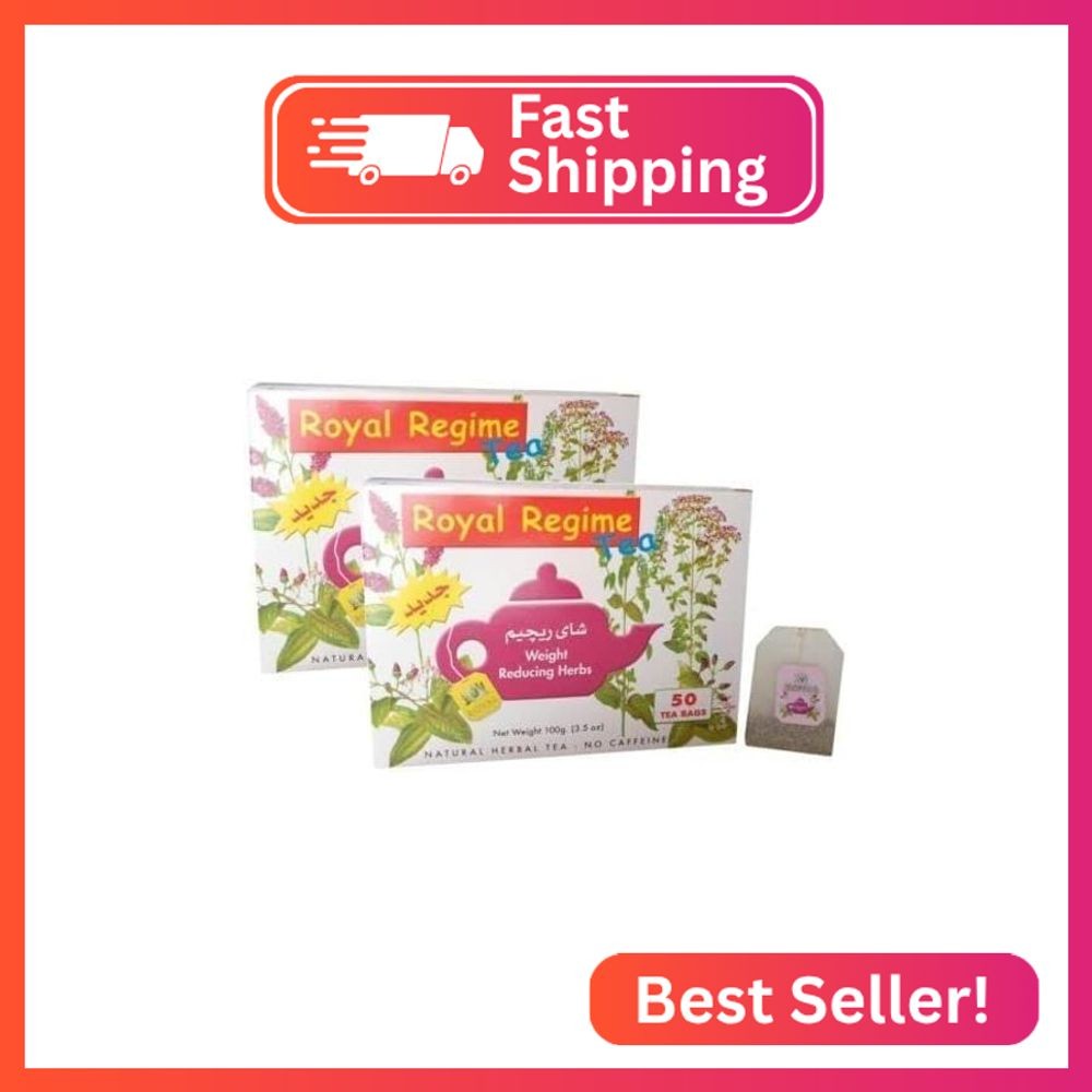 2 Packs of Royal Regime Tea 50 Sachets (total 100 Sachets)
