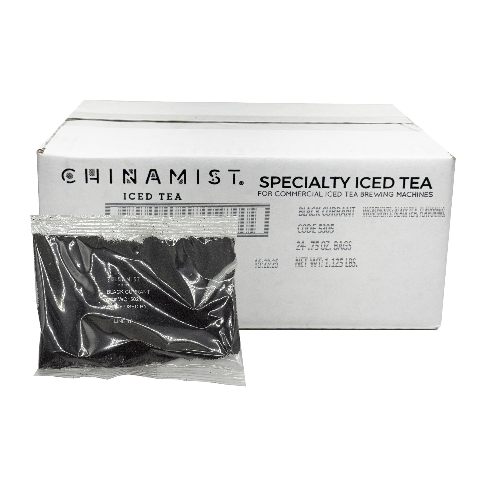 China Mist Black Currant Loose Leaf Black Tea – 24 Packets (Makes 3 Quarts Each)