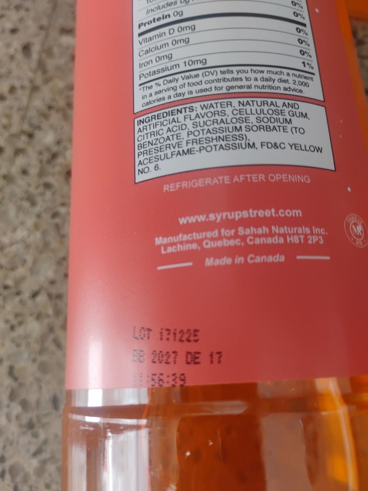 Peach Delite Sugar Free Coffee/Water/Drinks Flavoring Syrup 2 – Syrup Street