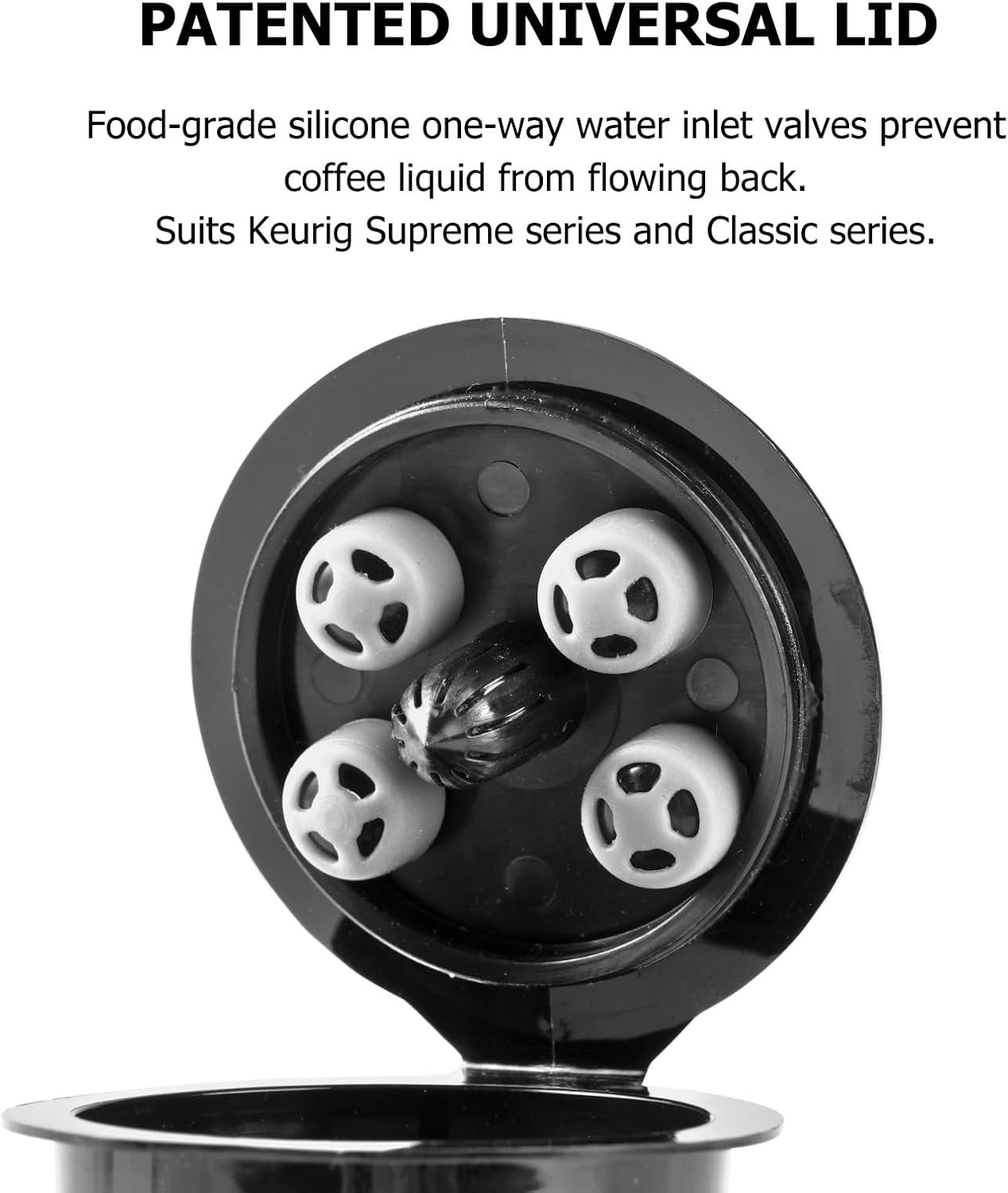 Reusable K Cups for Keurig 2-Pack Universal K CUP Refillable Coffee Pods