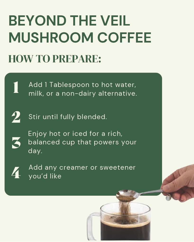 Beyond the Veil. Finally, Mushroom Coffee that actually tastes like coffee.