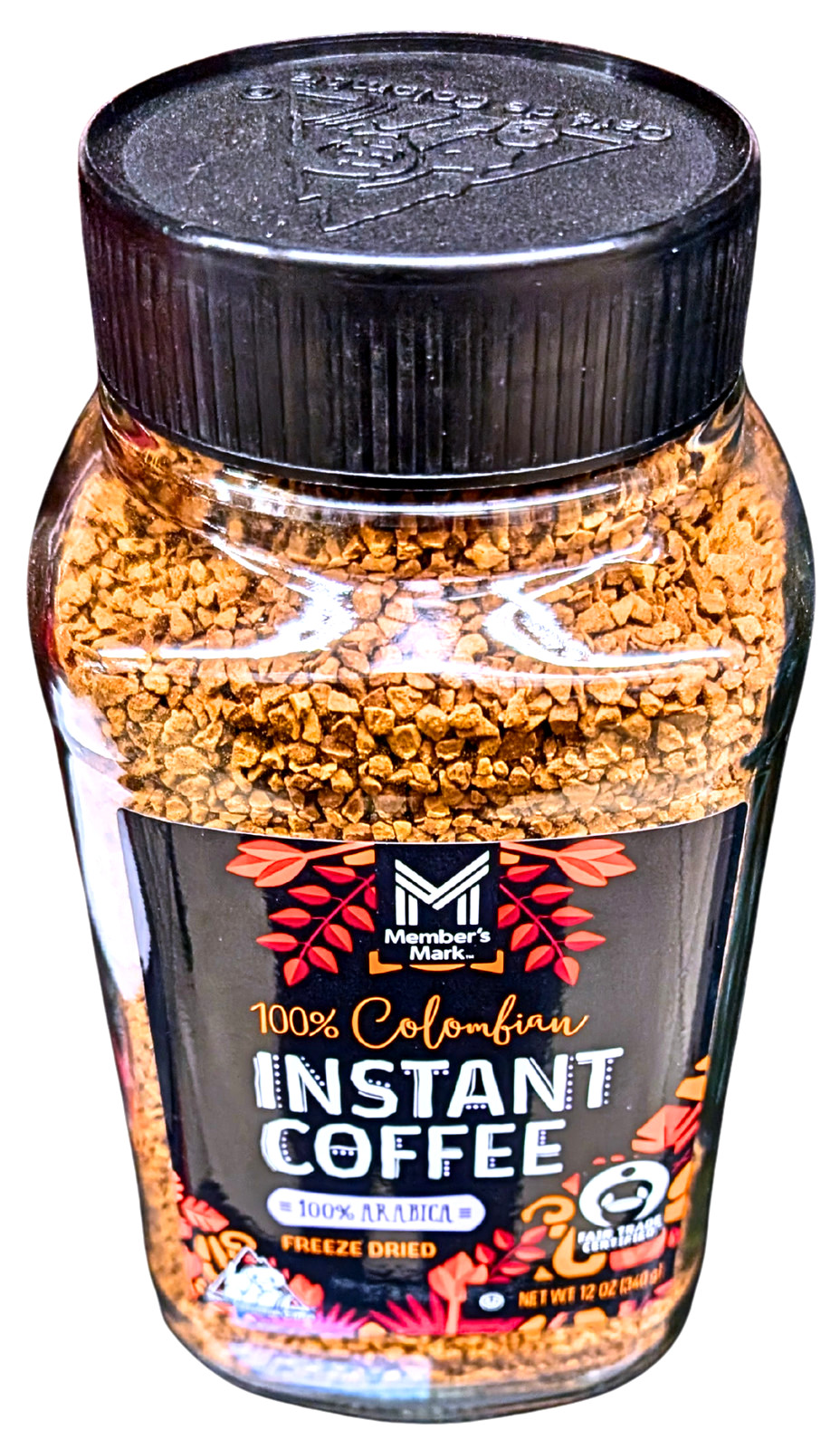 Member’s Mark Colombian Instant Coffee 12 Oz EXP 11/2027