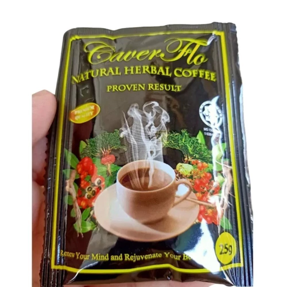 2x Organic Herbal Coffee 10 Sachets x 25g Natural Stamina & Energy Booster