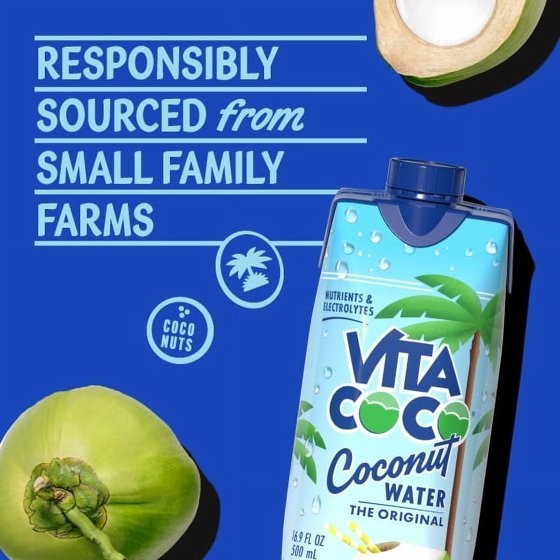 Vita Coco Pure Coconut Water – 4 PK, 16.9 FL OZ.