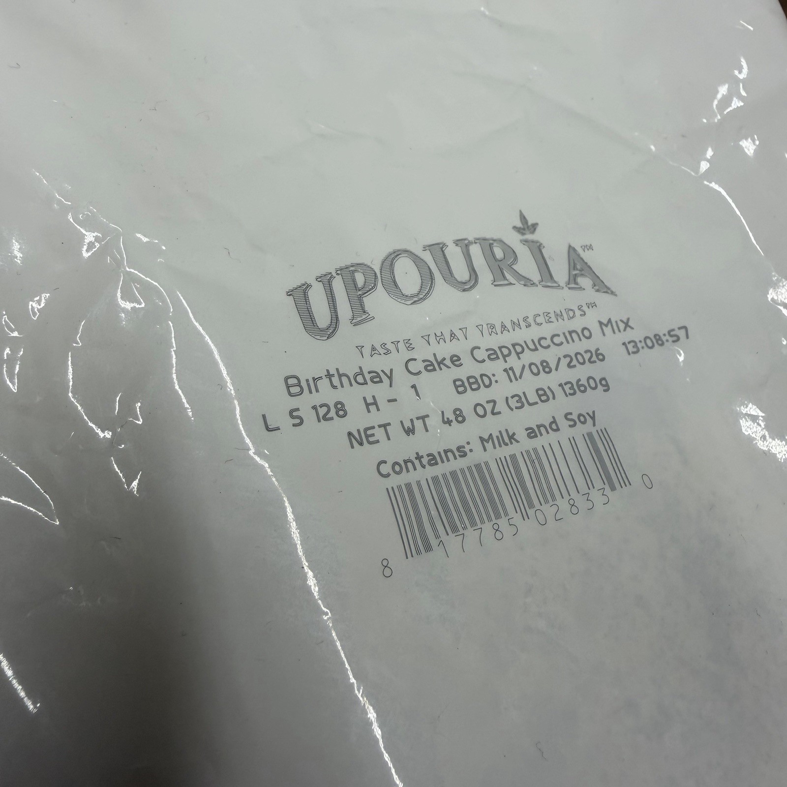 Birthday Cake Cappuccino Mix Creamy Milk Gourmet Beverage 3 lb Bag- 4 Bags Total