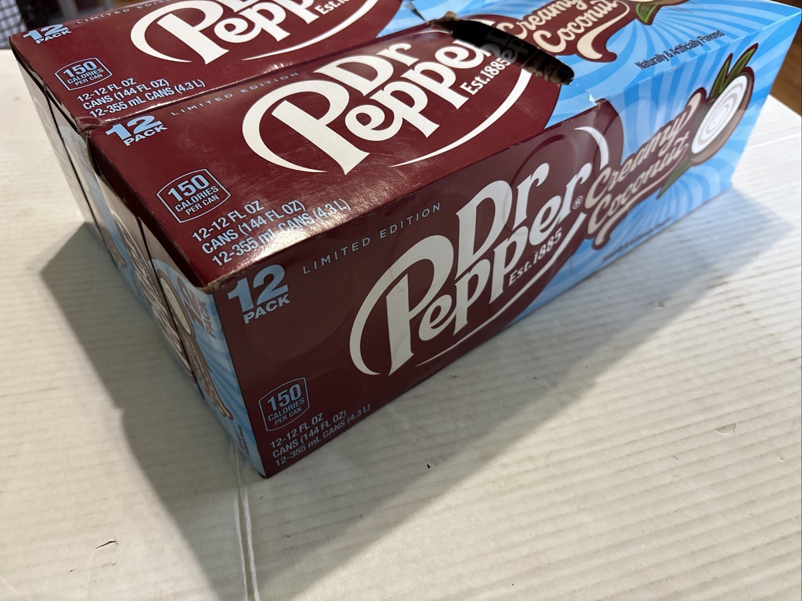 Dr Pepper Creamy Coconut LIMITED EDITION 12 Pack Best Buy January 27