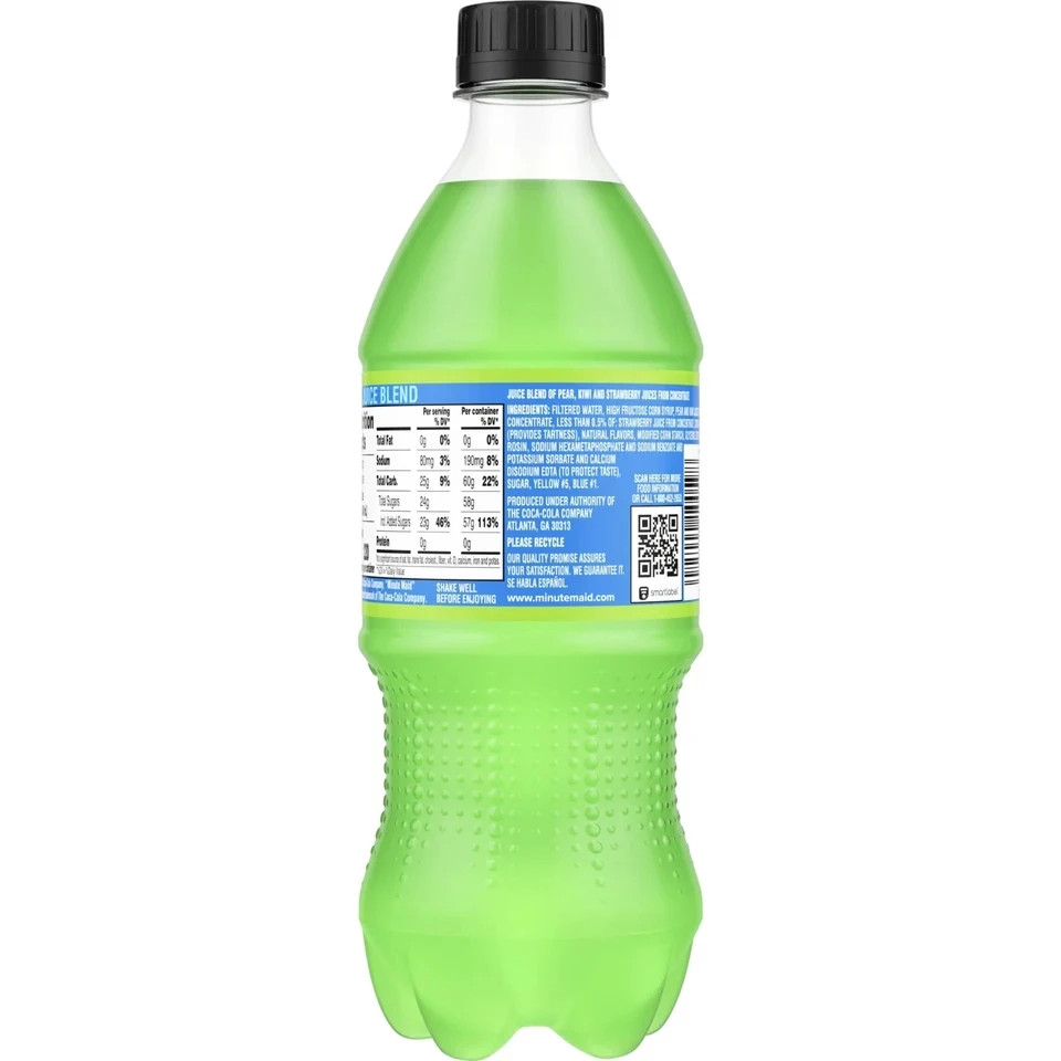 Minute Maid Kiwi Strawberry 20FL OZ Bottles – Refreshing Fruit Drink 24CT Case