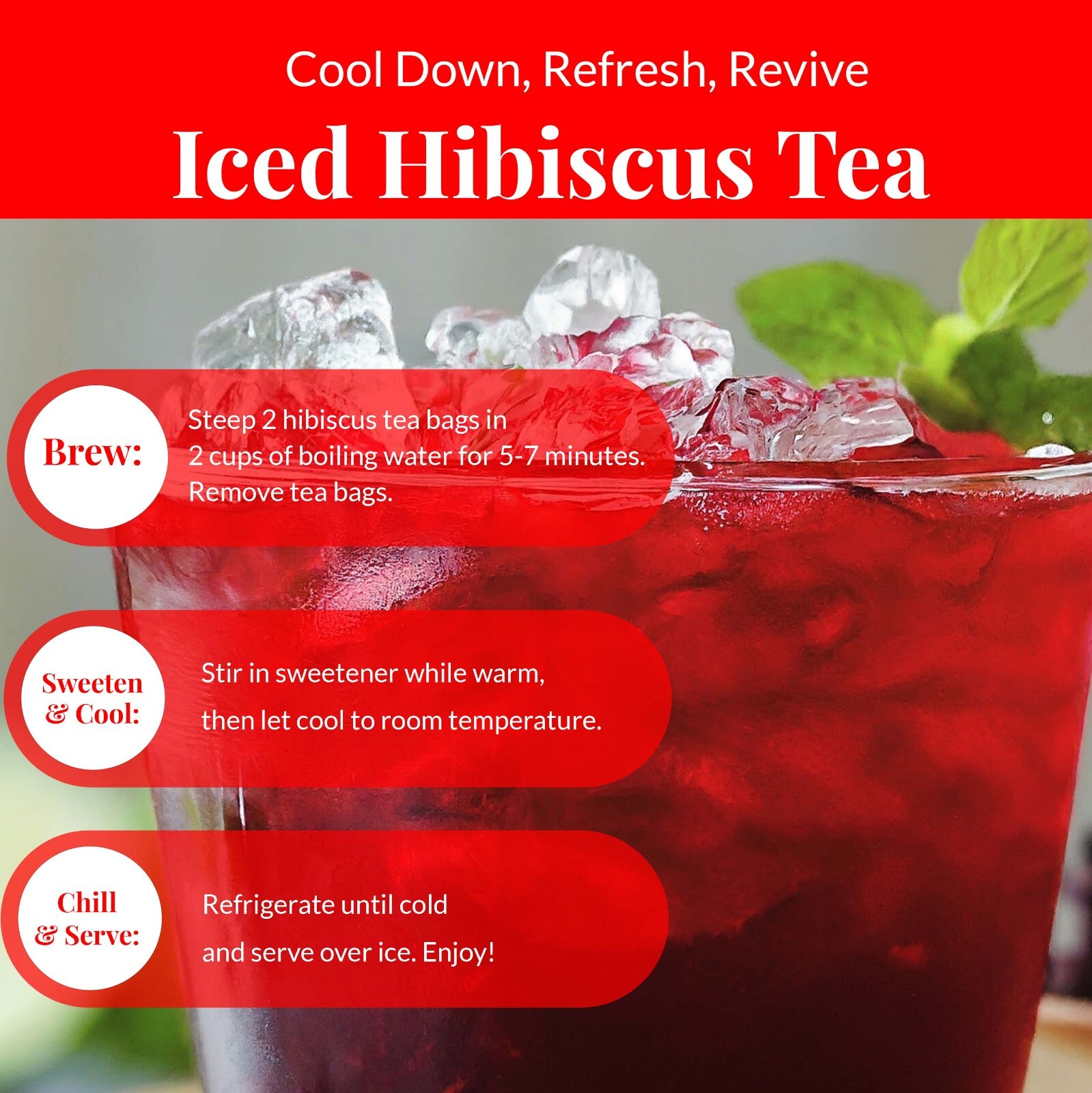 Dried Hibiscus Flower Tea,Hibiscus Tea Blend for Iced Tea,Agua de Jamaica 75bags