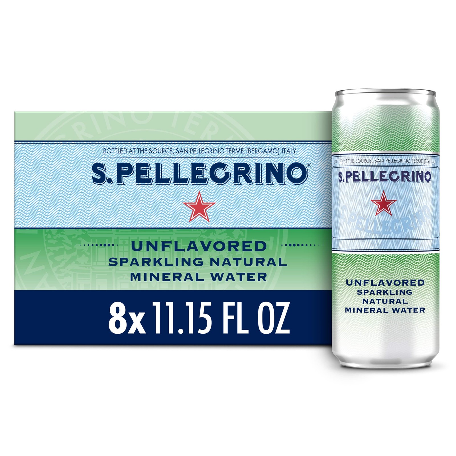 Sparkling Natural Mineral Water, 11.15 Fl Oz (pack of 8)