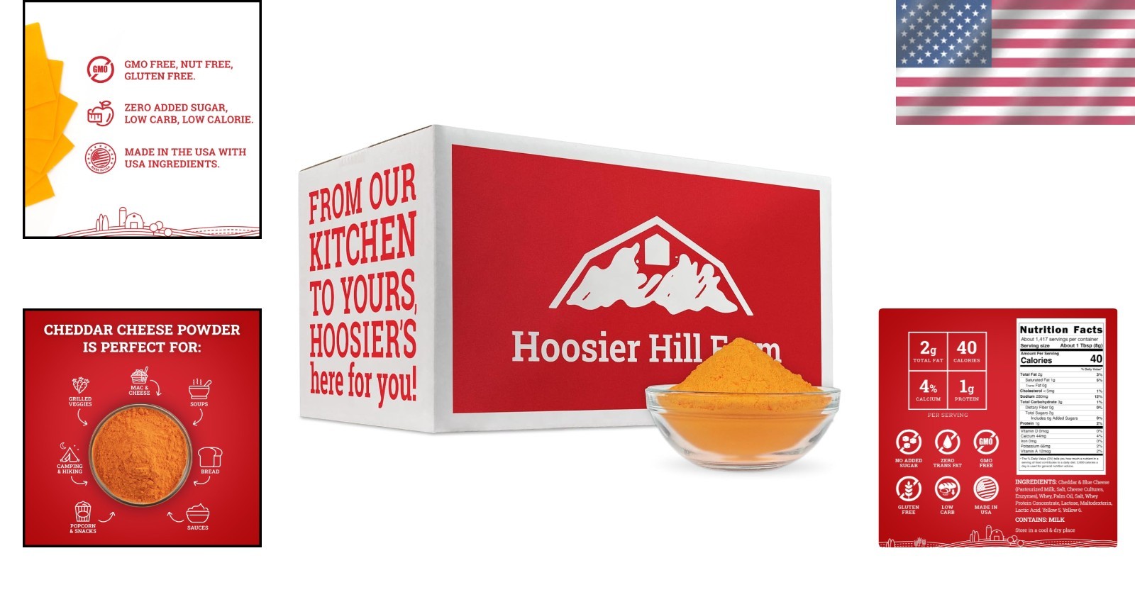 Real Cheese Powder for Snacks and Sauces