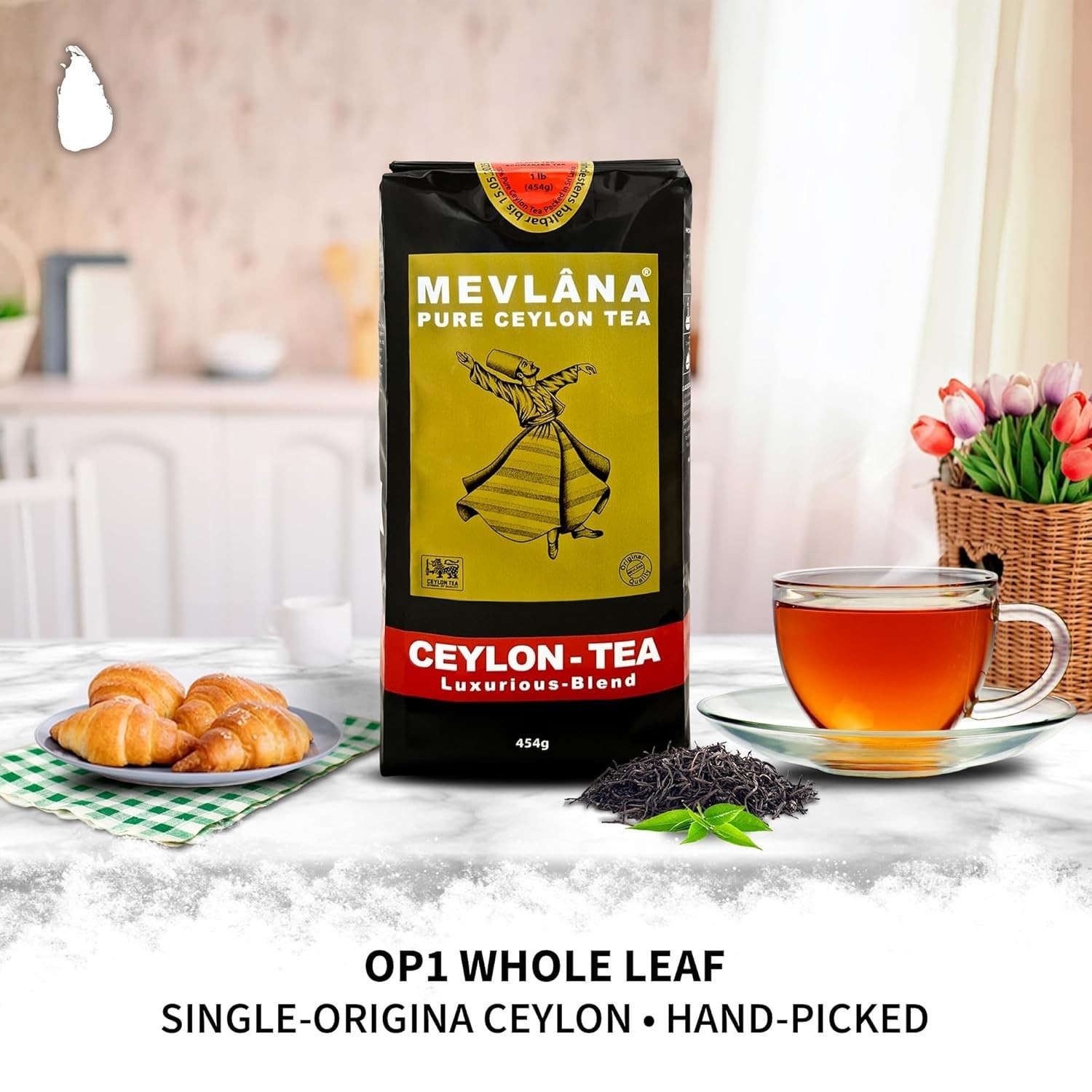 Mevlana Ceylon Black Tea Premium Loose Leaf 500g Rich Strong Flavor