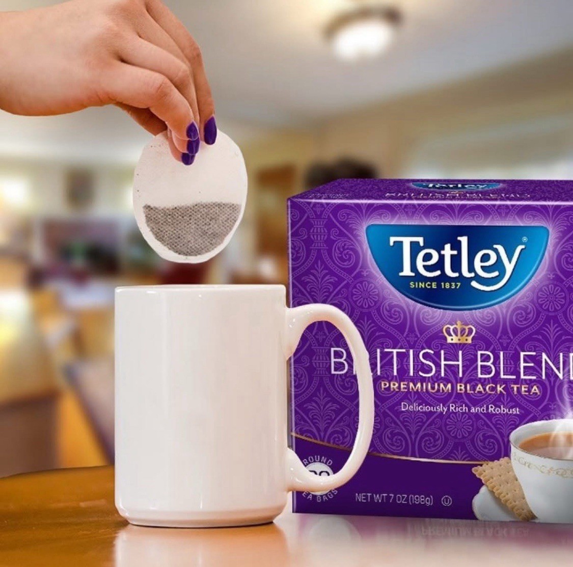 Tetley British Blend Premium Black Tea 2 Box 160 Bags Deliciously Rich & Robust